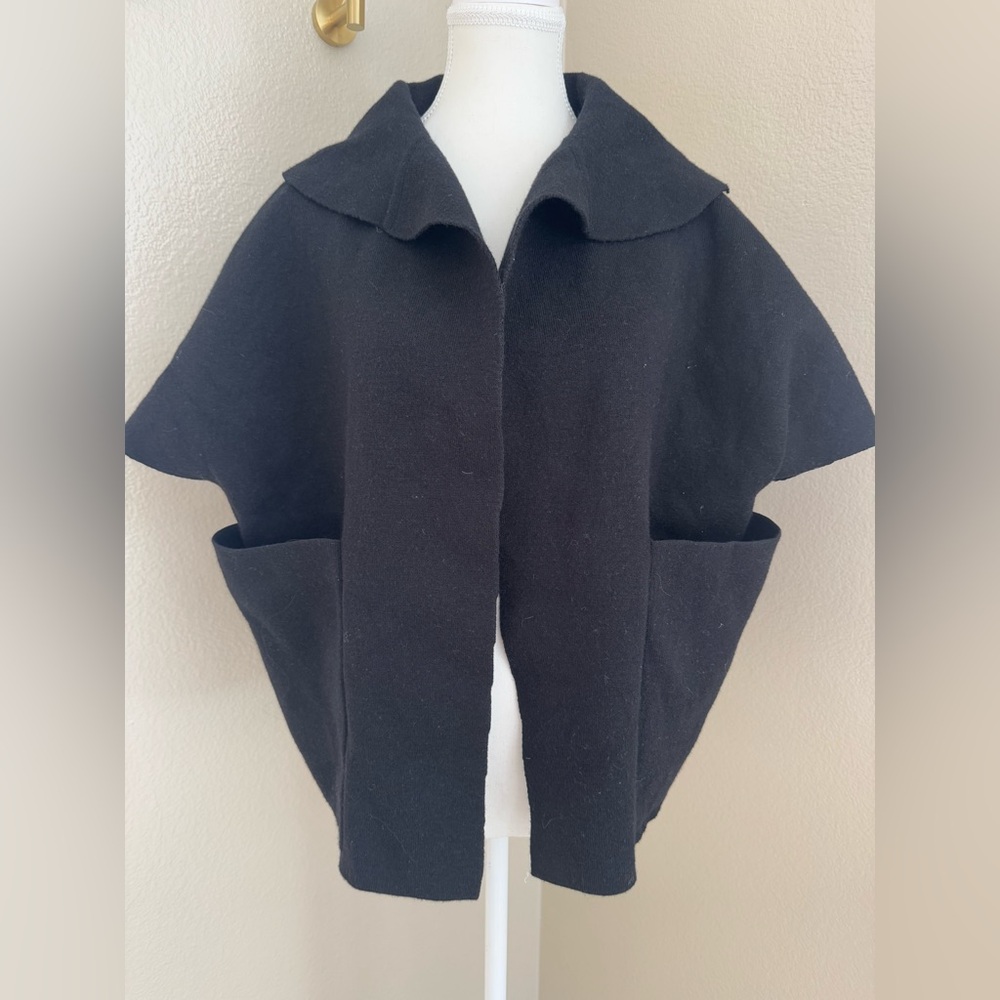 Short sleeve open front cardigan